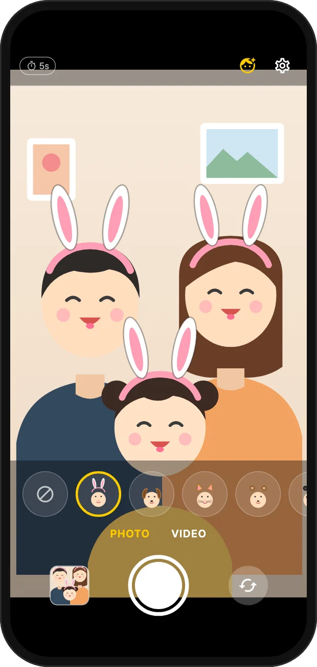 Bunny ears for the whole family