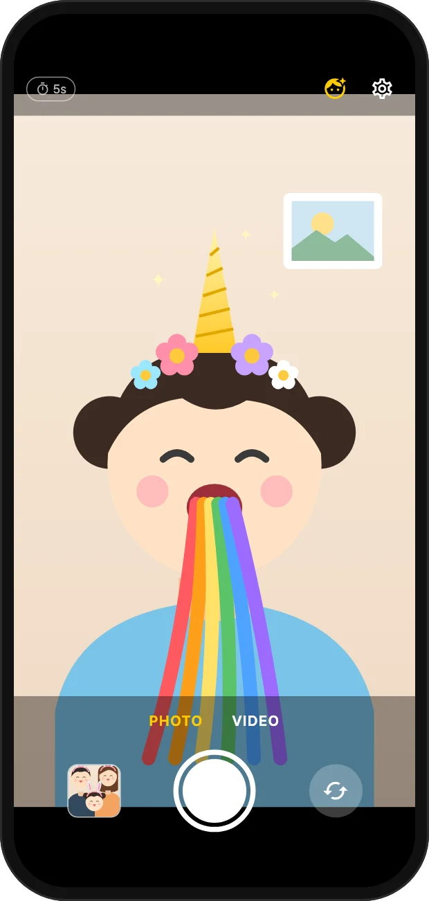 Open wide for a rainbow!